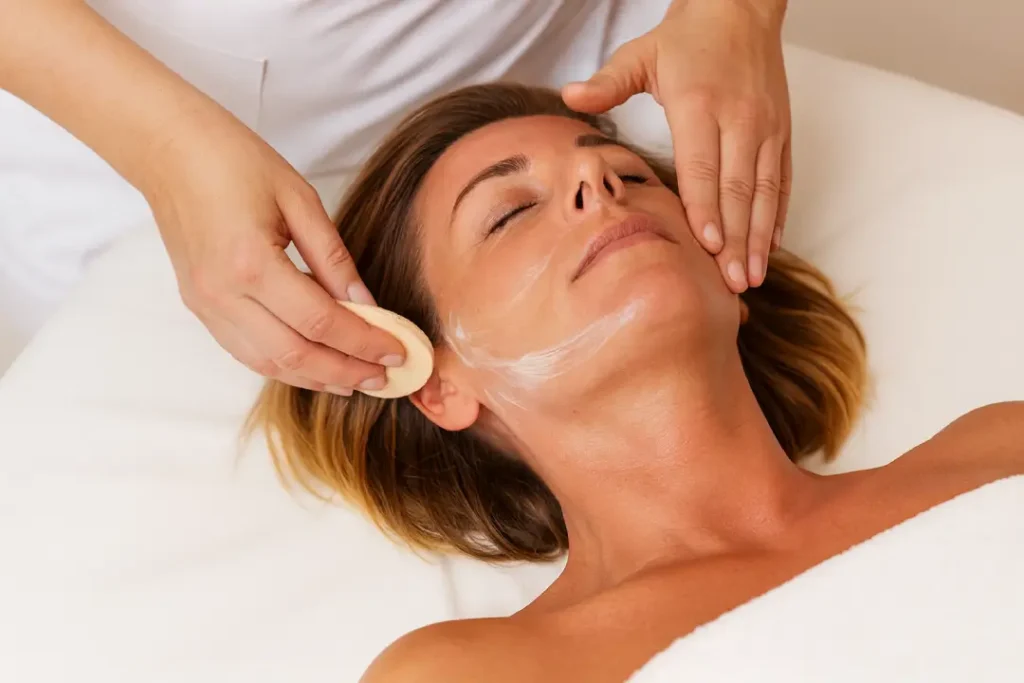 Tratamiento de peeling luminoso facial en Sevilla